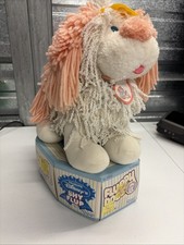 BRAND NEW 1986 Fluppy Dogs Puppy Vtg Peach Plush Kenner Shy Flup Walt Disney