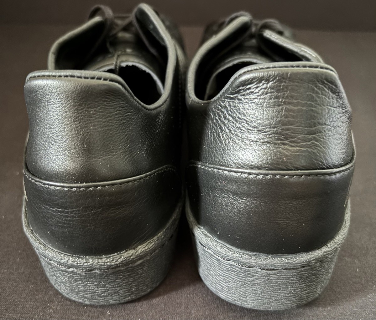 Mens Size 7.5 Adidas Sneakers Y-3 Superstar Low Top Athletic Triple Black IE3237 Adidas Y-3 Superstar Men main image 2