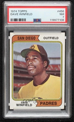 1974 Topps Dave Winfield #456 PSA 7 Rookie RC HOF
