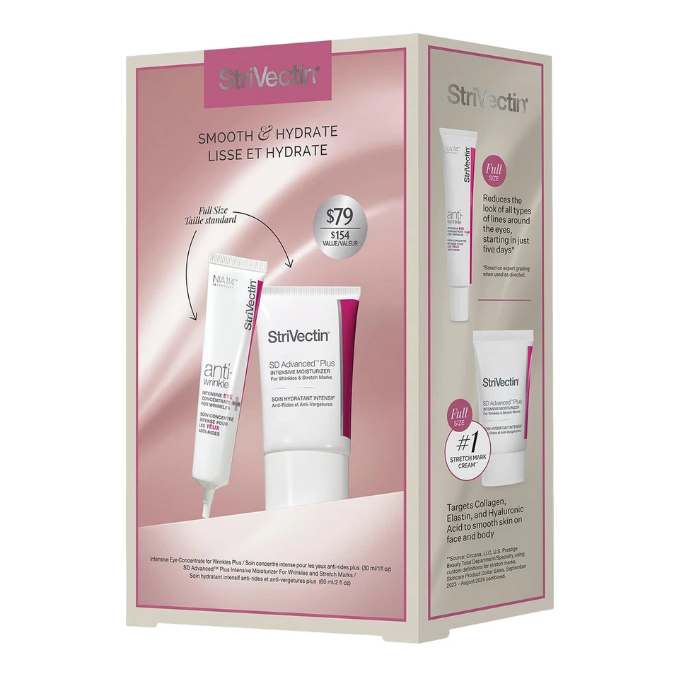 StriVectin Smooth Hydrate Face Moisturizer and Eye Cream Skin Care 2-Piece Set - Image 2 of 4