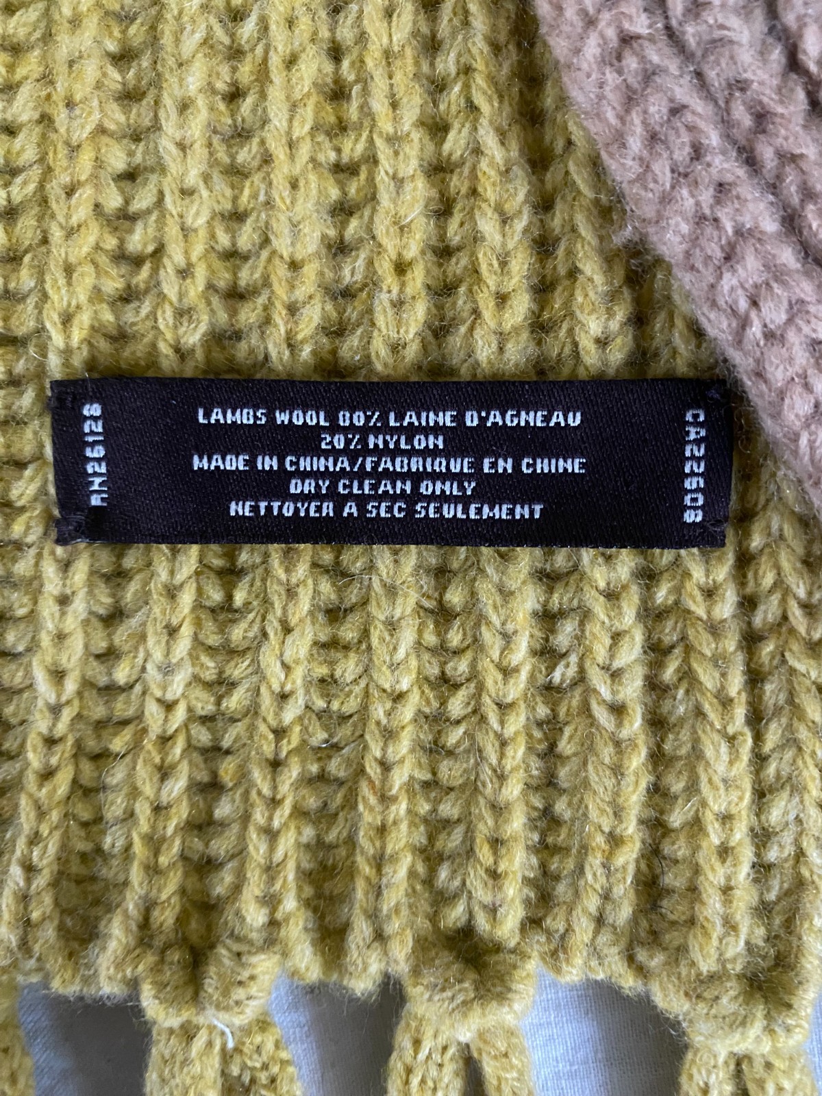 Coach Multi-Color Block Pattern Wool blend scarf - image 4