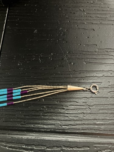 Signed Q.T. & M Sterling Southwestern Sterling Silver Multi Stone Jewelry Set - Picture 12 of 16