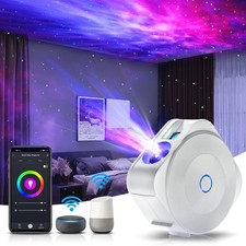 Smart Star Galaxy Projector, Home Planetarium, Rotatable Nebula Stars, DIY, Musi