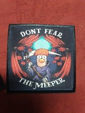 dont fear the meeper ! beaker muppets blue oyster cult music  SEW IRON ON PATCH