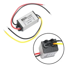 12V/24V to 5V 1/2/3/5A Waterproof Converter Step Down Volt Module Power Supply