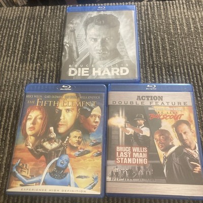 Die Hard + The Fifth Element + Last Boy Scout / Last Man Standing  (Bluray Lot)
