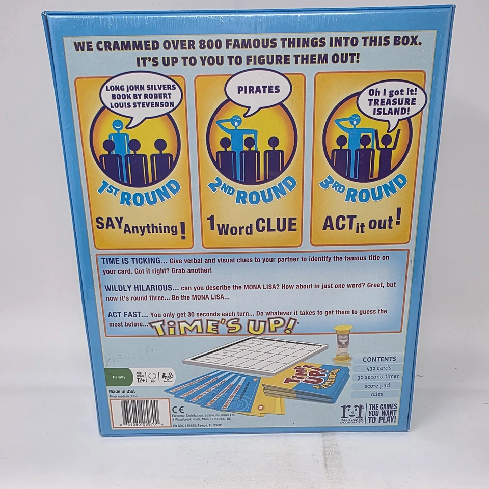 Time's Up Title Recall R&R Games Nuevo Precintado Foto 3 de 4