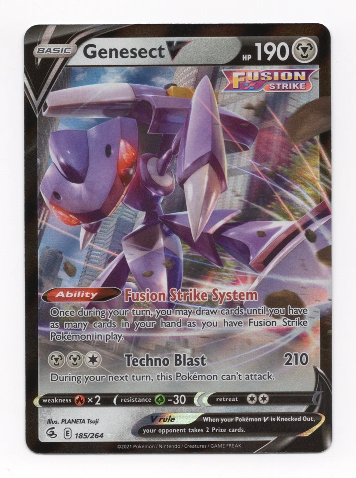 Pokemon | SWSH08: Fusion Strike | Genesect V | 185/264 | NM Holo - Image 3 of 3