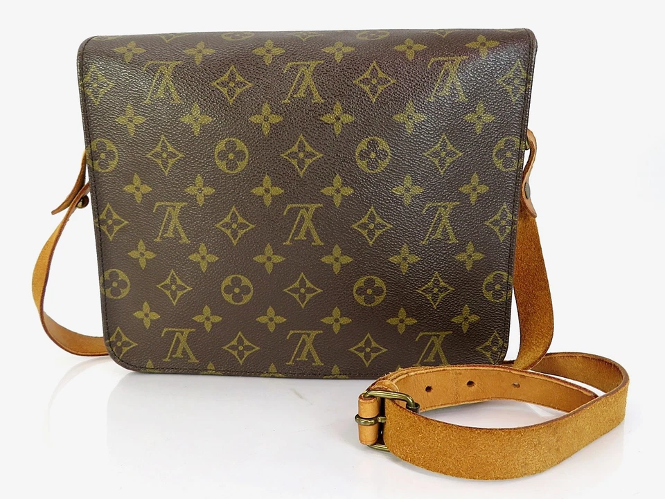 Authentic LOUIS VUITTON Cartouchiere GM Monogram Shoulder Bag Purse #62124 - Image 3 of 4