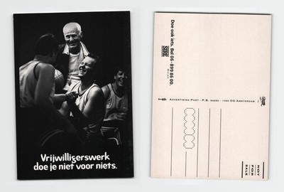 Postkarte - SIRE Dutch Charity Werbekampagne UNBESPIELT