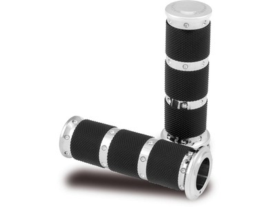 PERFORMANCE MACHINE XL Grips Internal Throttle, left side only, Chrome 684361