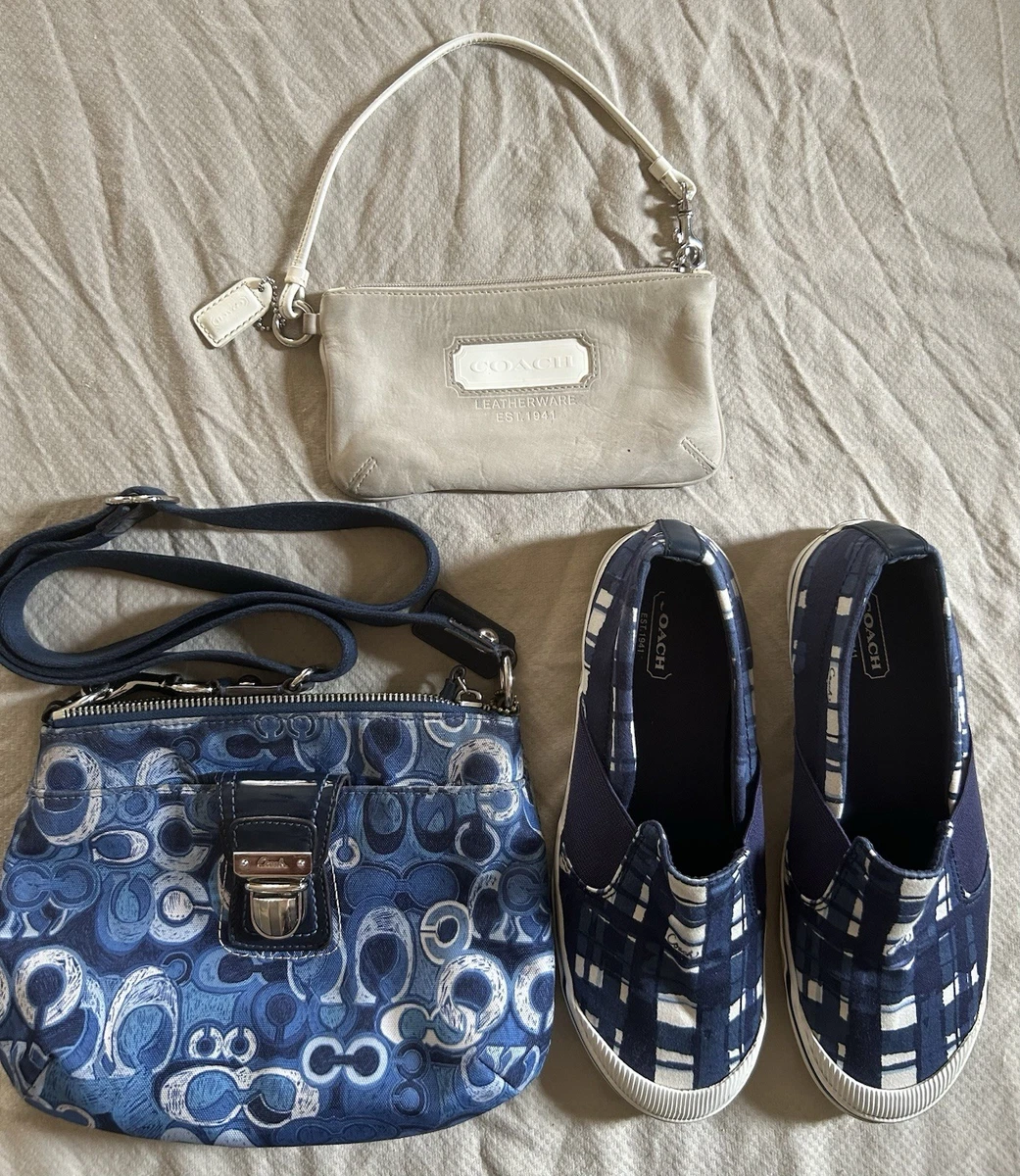 COACH POPPY ショルダ バッグ 2way F16986 デニム カード Coach Poppy Small Denim Exterior Bags & Handbags for Women for