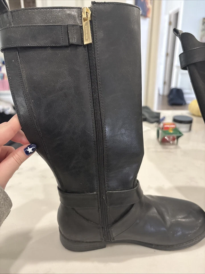 Botas juveniles Michael Kors MK negras talla 3 EE. UU. elegantes y elegantes Foto 3 de 4