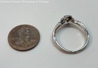 925 Sterling Cubic Zirconia Halo Knot Band Ring 2.9g — photo 2