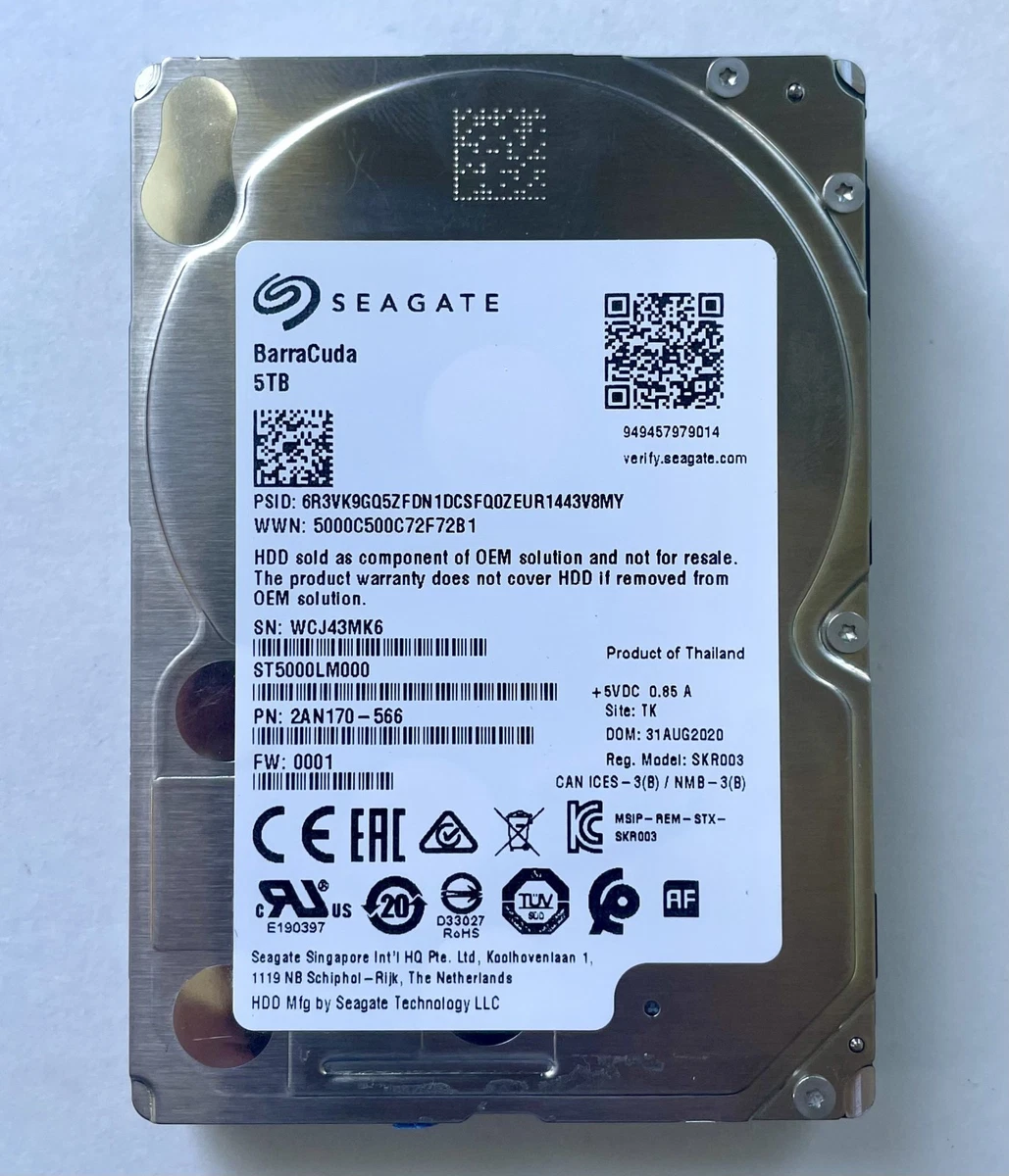 Seagate 5TB Internal Hard Disk Drives for sale | eBay