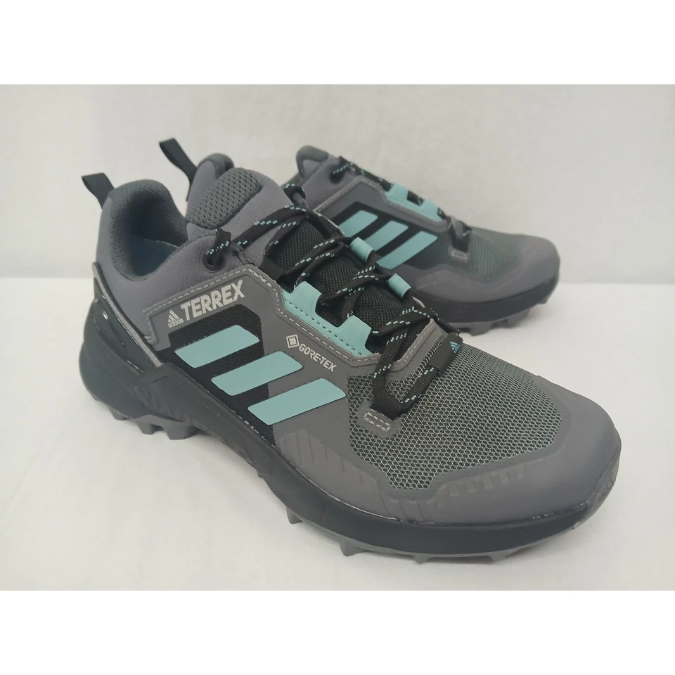 Adidas Terrex Swift R3 GTX Trailrunningschuhe GZ3026 grau türkis Damengröße 9