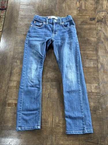 Levis 511 Blue Jeans Boys Size 8 Regular 24” X 22” Adjustable Waist