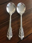 ULTRA RARE 5.5" BOUILLON SOUP SPOON WALLACE GRANDE BAROQUE STERLING SILVER GRAND