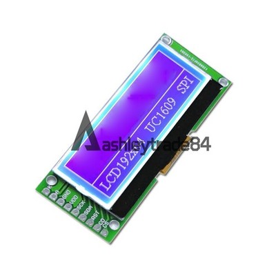 2'' 192x64 Graphic LCD Display Module UC1609 SPI 5V   *uq