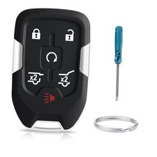 Key Fob Shell Cover Replacement Fits for Chevy Suburban Tahoe 2015 6-Button