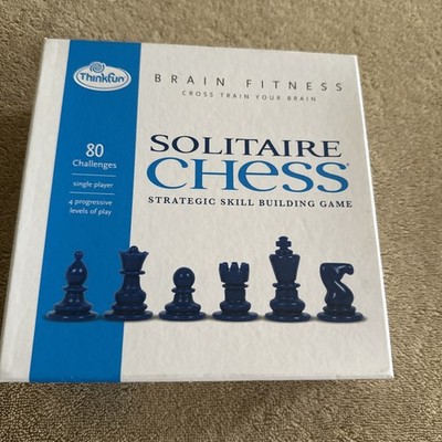 Think Fun Solitaire Chess Brain Fitness Skill Building Game