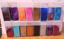 Huge Assortment of Large Glitter 16 Colors Crafts Bulk Sale - Some May Be New 
