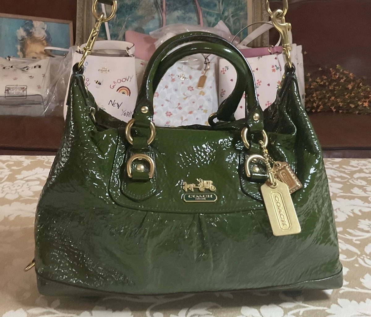 Coach Madison Green Bags & Handbags for Women for sale | eBay