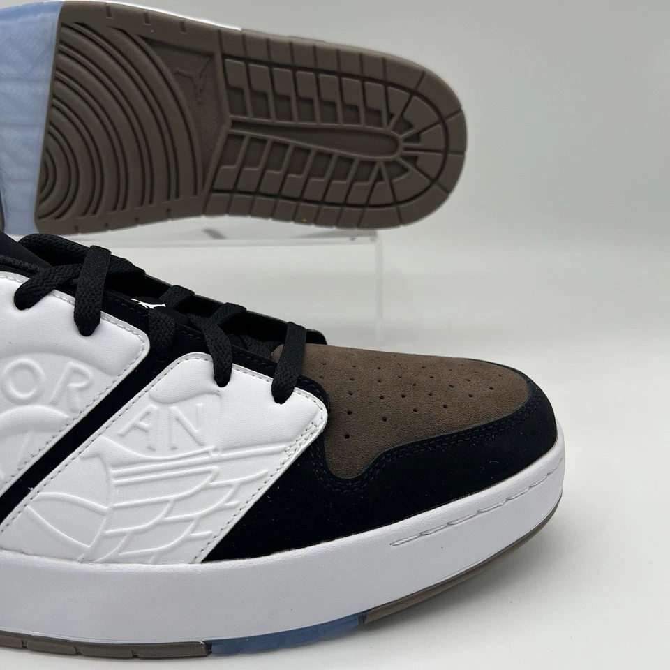 Мужские размер 13 Jordan Nu ретро 1 низкий белый черный Palomino повседневный DV5141 102 - Изображение 4 из 4