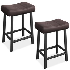 Set of 2 Bar Stools Bar Chairs Kitchen Counter Seat Barstools for Dining Room