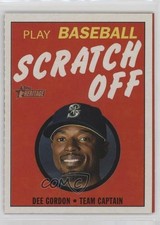 2020 Topps Heritage 1971 Topps Baseball Scratch-Offs Dee Gordon #13 1an5
