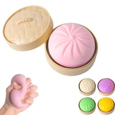 Dumpling Squishy, Mystery Squishy Box, Fidget Toys Large, Pink