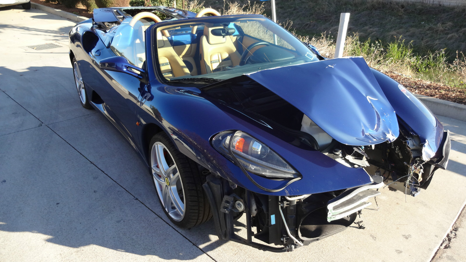 Ferrari F430, Paddle Shifter Assembly, Non Carbon Fiber, Used P/N 201682
