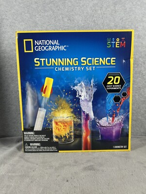 National Geographic Stunning Mega Science Kit with Over 45 Easy Experiments