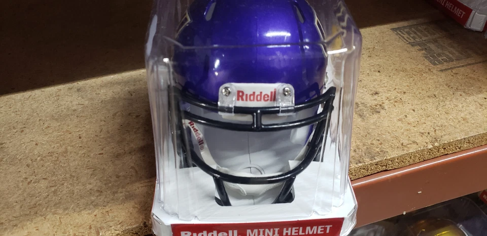 NORTHERN IOWA PANTHERS SPEED  MINI HELMET RIDDELL NEW IN BOX - Image 3 of 4