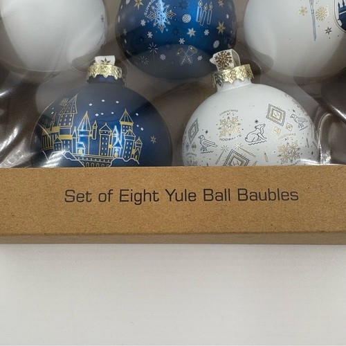 Set palline decorazioni natalizie Harry Potter New York Store Yule nuove con etichette - Foto 4 di 5