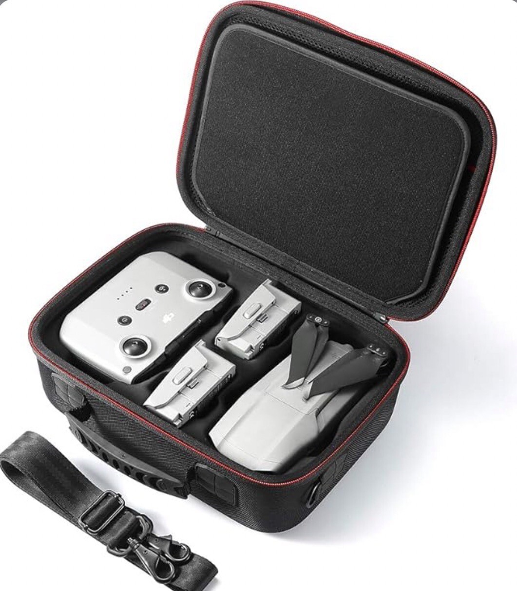 Accessori drone ricambio eliche borsa porta drone telecomando.