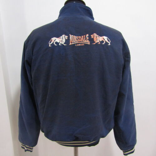 VTG 90S LONSDALE Mens Jacket Navy Blue Chest 44/46 UK L REF (Y01145) - Picture 7 of 18