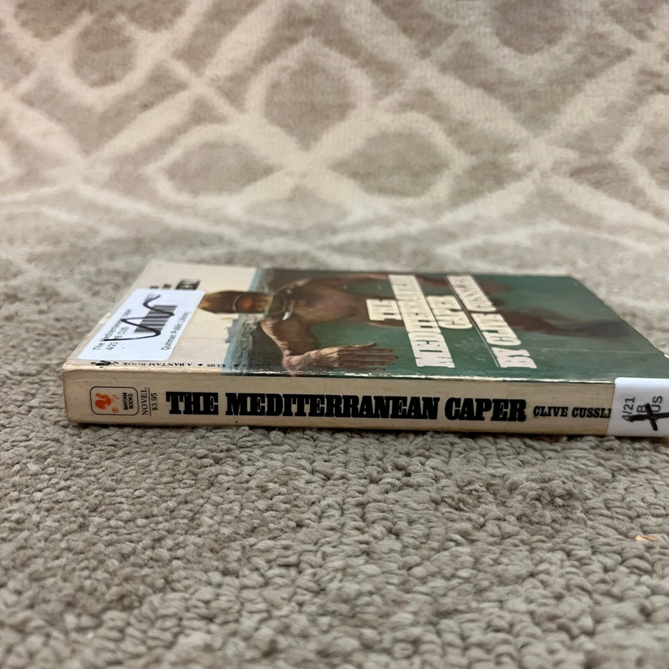 The Mediterranean Caper Mystery Paperback Book by Clive Cussler from Bantam 1981 - Image 4 of 4