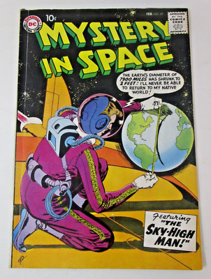 Mystery in Space #49 1959 [VG+] Silver Age Gil Kane Sci Fi Sky-High Man Cover