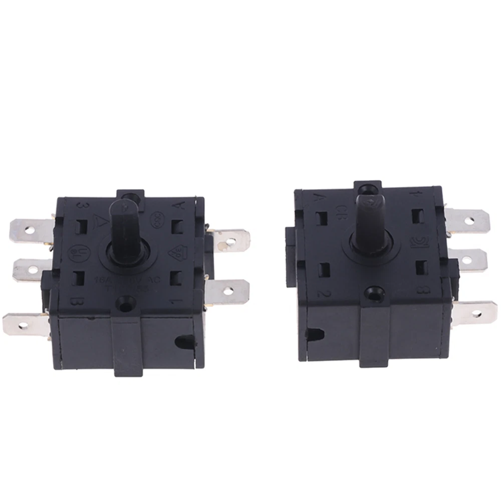 1 Pcs AC 250V 16A 3Pin 5Pin Electric Room Heater Rotary Switch Selector |  eBay
