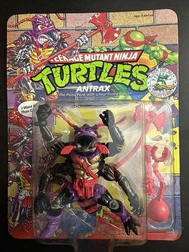 Playmates Toys 1991 MOC Ninja Turtles Antrax Figur...