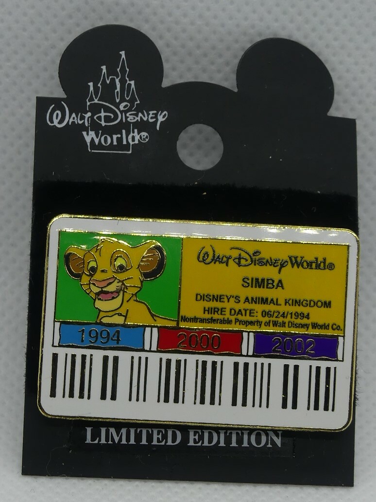 Disney Pin - WDW Cast ID 2002 - Simba - LE 3500 | eBay