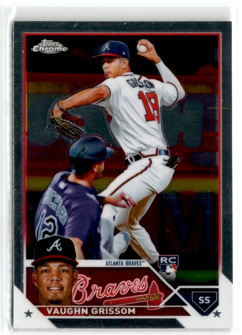 2023 Topps Chrome Base Vaughn Grissom #48 RC Atlanta Braves