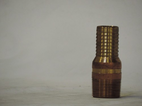 DIXON BST15 1-1/4" King Nipple, Brass, NPT Threaded End - Picture 2 of 5