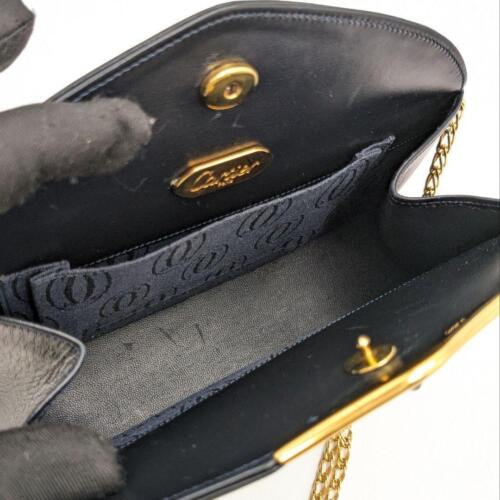 Chaîne offres épaule en cuir ligne saphir Cartier