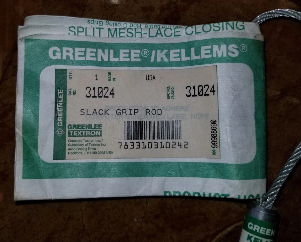 SLACK GRIP ROD 31024 de Greenlee - Nuevo  Foto 2 de 3