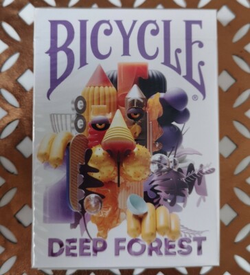 Fahrrad Deep Forest Spielkarten Neu & Versiegelt Riffle Shuffle Deck