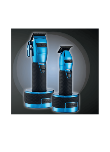 BaByliss PRO Blue FX Boost+ Limited Edition Clipper&Trimmer Set w/ Charging Base - Picture 1 of 1