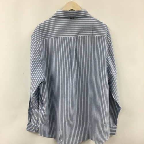NEW Mens 3XL FIVE FOUR Valmont Dress Shirt Blue Striped XXL -SUPERB- 8c - Picture 7 of 7