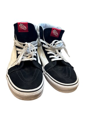 Vans Off the Wall Peanuts collaboration mens white black high top